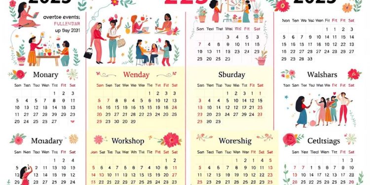 Kalendarz wydarzeń dla kobiet w 2025 roku Kalendarz wydarzeń dla kobiet w 2025 roku Wiadomości Wydarzenia dla kobiet